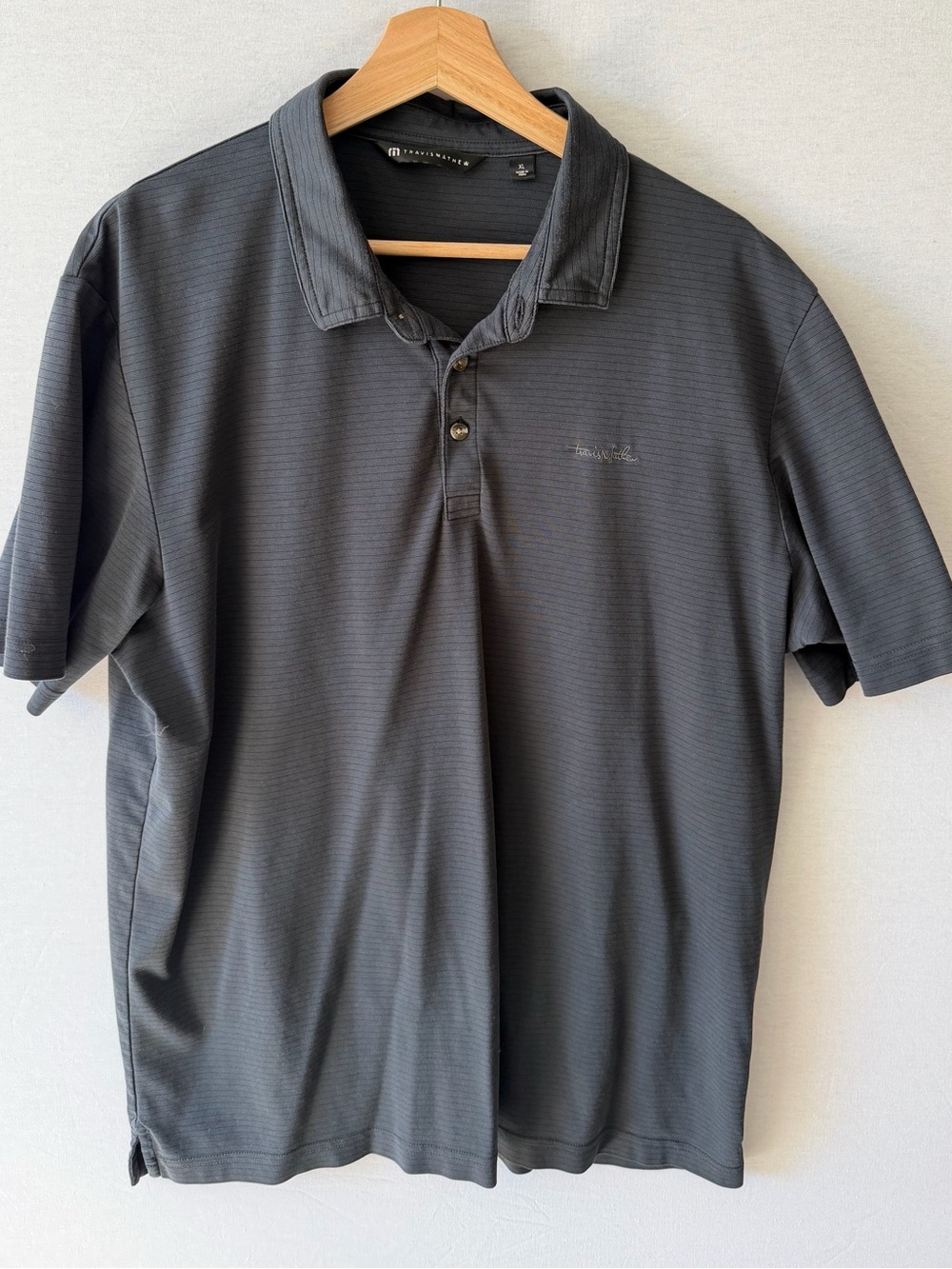 Travis Mathew Black Polo Shirt - Performance Men's Shirt